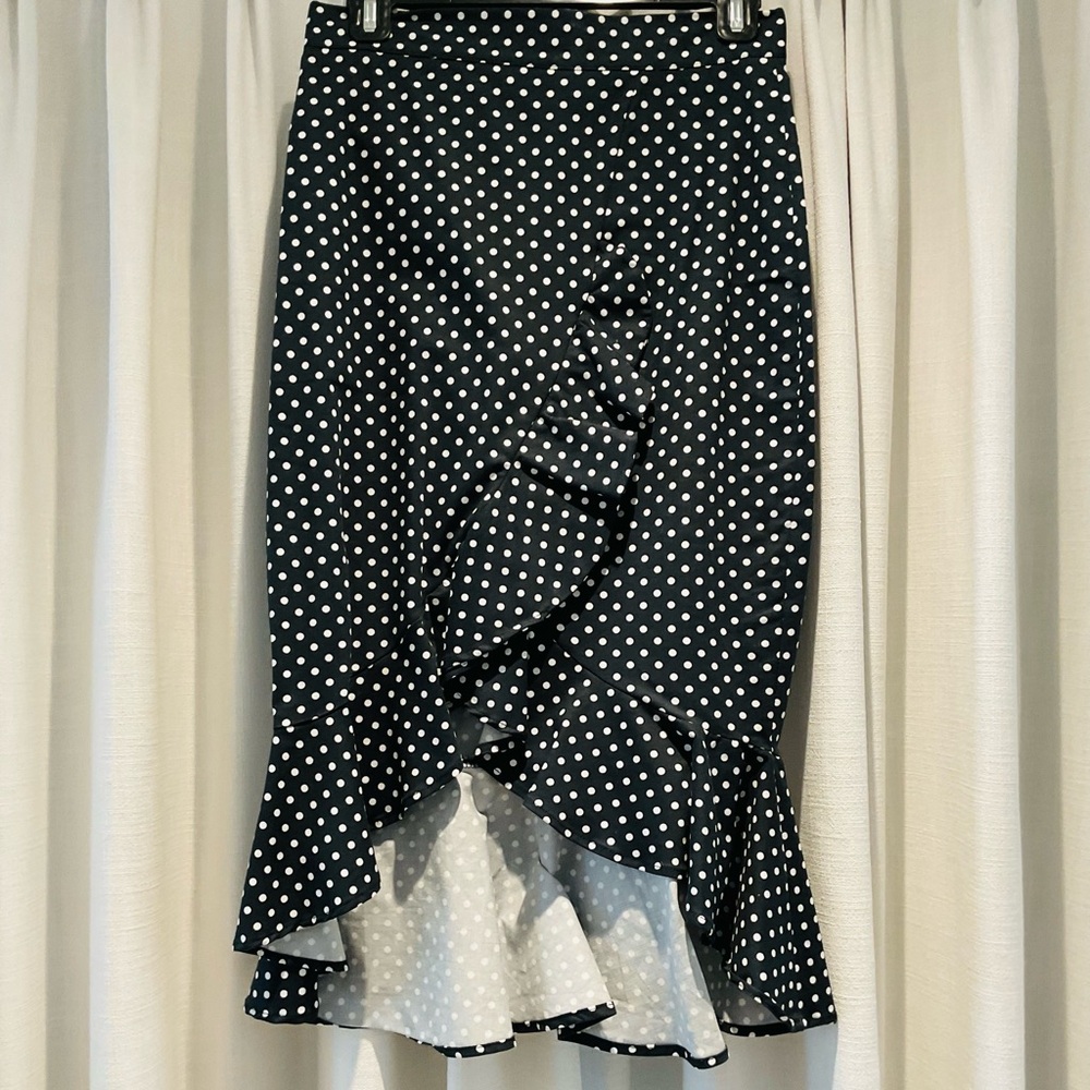 Polka Dot Ruffle Skirt